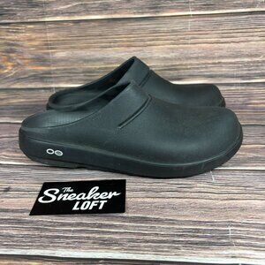 Oofos OOcloog Women's Comfort Recovery Clogs Black Size 9